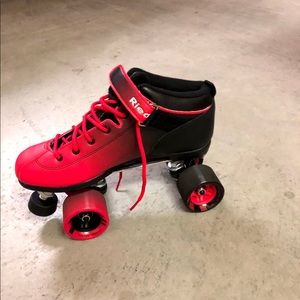 Riedell Dart Roller Skates and Nike Bag